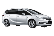 Car Hire Aldridge - Vauxhall Zafira 7-Seater - Minibus hire Aldridge